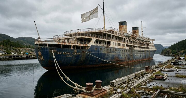 I Found an Abandoned Royal Cruise Ship — And the Grand Hall Is Still Intact