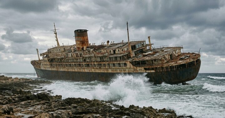 Inside the Abandoned Shipwreck Hotel Where the Ocean Now Lives