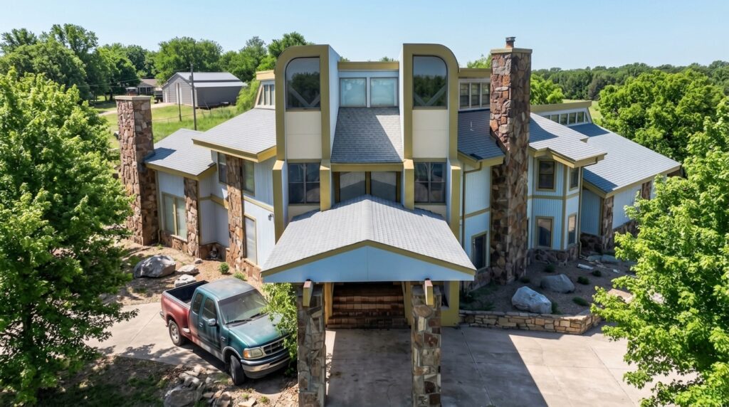 Inside the Abandoned Murder Mansion With 4 Cars Left Behind