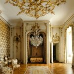 Inside a Forgotten Estate: The Silk-Draped Grand Bedroom of Neues Palais