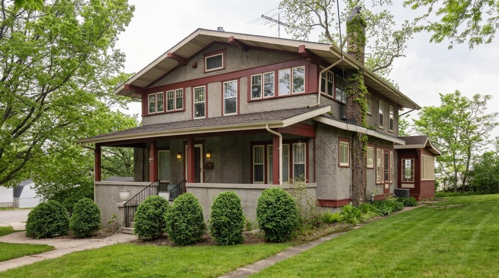 The Telfer-Gillard House: A 1914 Prairie Style Forgotten Estate in Fort Atkinson, Wisconsin