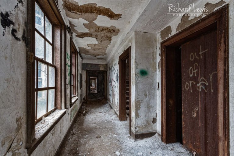McNeal Mansion interior with furniture out of order — photo by Richard Lewis Photography